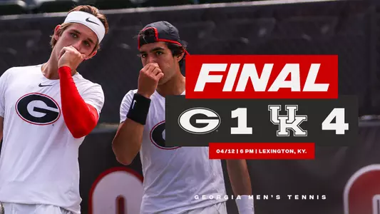 Georgia falls at No. 5 Kentucky, 4-1