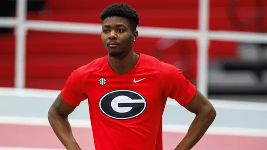 Photography for the University of Georgia at the 2024 SEC Indoor Track Championships in Fayetteville, Arkansas