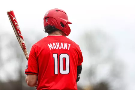Georgia outfielder John Marant (10) during Georgia’s game against Northern Colorado at Foley Field in Athens, Ga., on Saturday, Mar. 9, 2024. (Kari Hodges/UGAAA)