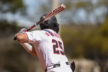 Georgia outfielder Dylan Goldstein (25) during Georgia’s game against Alabama at Foley Field in Athens, Ga., on Sunday, Mar. 24, 2024. (Kari Hodges/UGAAA)