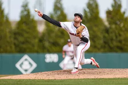Georgia pitcher Josh Roberge (32) during Georgia’s game against Alabama at Foley Field in Athens, Ga., on Sunday, Mar. 24, 2024. (Kari Hodges/UGAAA)