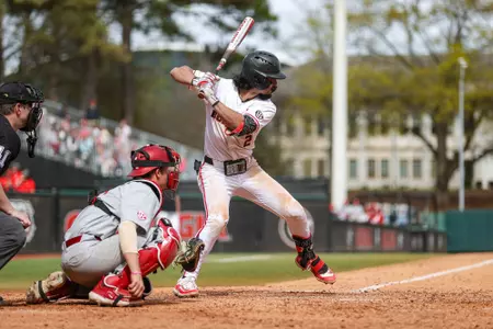 Georgia infielder Sebastian Murillo (2) during Georgia’s game against Alabama at Foley Field in Athens, Ga., on Sunday, Mar. 24, 2024. (Kari Hodges/UGAAA)