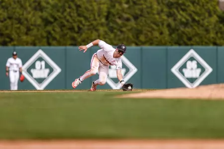 Georgia infielder Kolby Branch (9) during Georgia’s game against Alabama at Foley Field in Athens, Ga., on Sunday, Mar. 24, 2024. (Kari Hodges/UGAAA)