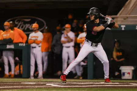 Georgia outfielder Dylan Goldstein (25) during Georgia’s game against Tennessee at Lindsey Nelson Stadium in Knoxville, Tn., on Friday, Mar. 29, 2024. (Kari Hodges/UGAAA)