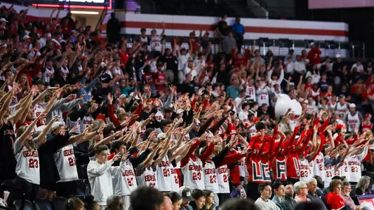 Fans at Georgia's game against Wake Forest during the 2023-24 season (photo by Cassie Baker).