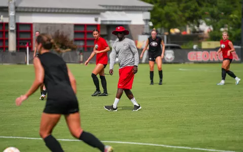 Georgia soccer Red and Black scrimmage - Keidane McAlpine