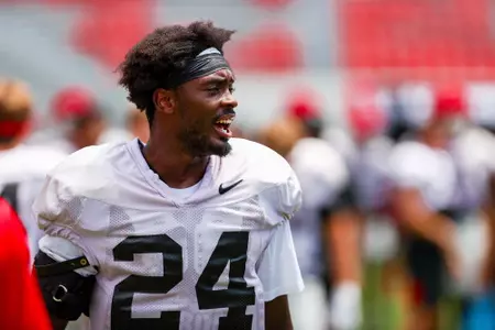 Malaki Starks during fall practices