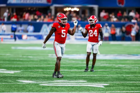 Raylen Wilson during the Aflac Kickoff Game against Clemson at the Mercedes Benz Stadium