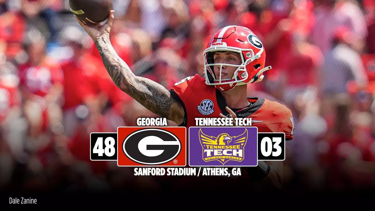 24FB Score - Georgia 48, Tennessee Tech 3
