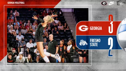 24VB Score - Georgia 3, Fresno St. 2
