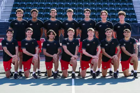 2024-25 Georgia men's tennis team.