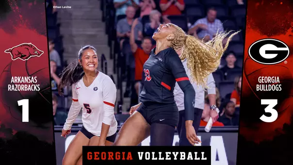 25VB Score - Georgia 3, Arkansas 1