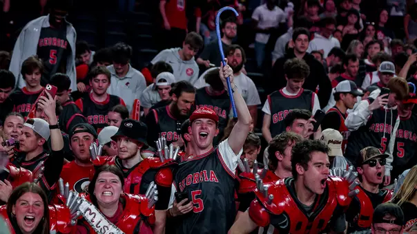 Fans during Georgia vs. Florida in Athens during the 2024-25 season (photo by Brooke Hearst)