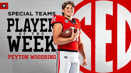 25FB SEC Player of the Week - Woodring