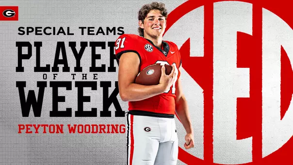 25FB SEC Player of the Week - Woodring
