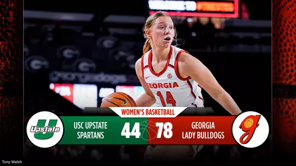 25WBB Score - Georgia 78, USC Upstate 44
