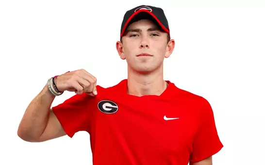 Georgia men's tennis signee James Weber.
