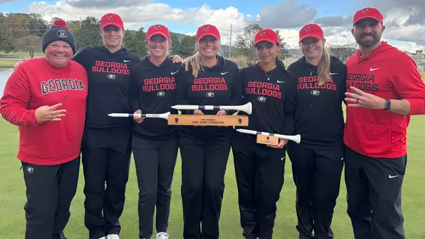 Georgia after winning the 2025 The Robbie