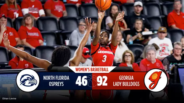25WBB Score - Georgia 92, North Florida 46