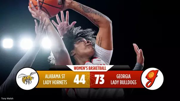 25WBB Score - Georgia 73, Alabama State 44