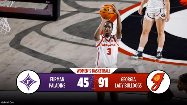 25WBB Score - Georgia 91, Furman 45