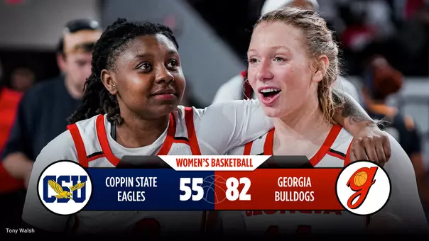 25WBB Score - Georgia 82, Coppin State 55