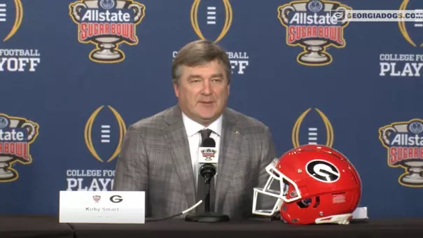 25FB Kirby Smart at the Sugar Bowl Coaches Press Conference
