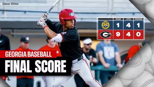 25BSB Score - Georgia 9, Quinnipiac 1