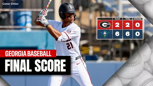25BSB Score - Georgia 2, UNCW 6