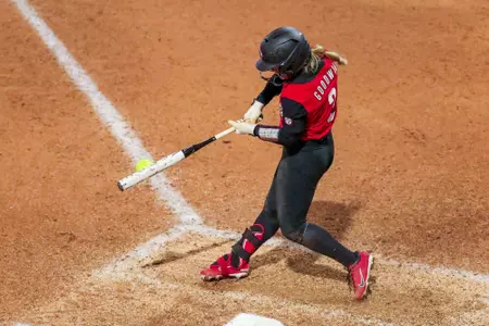 Georgia infielder and outfielder Jaydyn Goodwin (2) during Georgia’s game against Appalachian State in the 2025 Georgia Classic at Jack Turner Stadium in Athens, Ga., on Friday, Feb. 21, 2025. (Gabriel Cox/UGAAA)