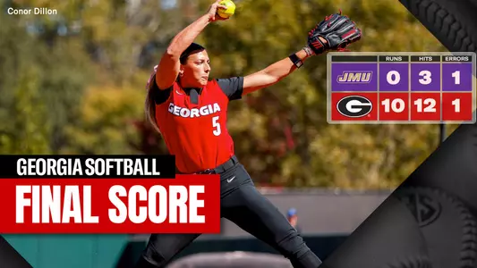25SB Score - Georgia 10, JMU 0