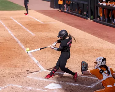 Georgia infielder and outfielder Jaydyn Goodwin (2) during Georgia’s game against Tennesse at Jack Turner Stadium in Athens, Ga., on Sat., March 8, 2025. (Ethan Levine/UGAAA)
