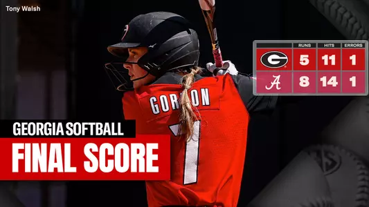 25SB Score - Georgia 5, Alabama 8
