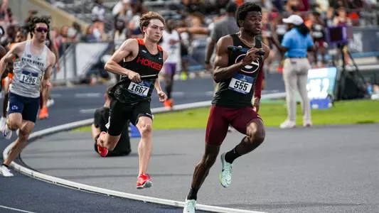 Georgia sprinter Xai Ricks during the first round of the 2025 NCAA Division I Men’s & Women’s Outdoor Track and Field Championships at Hodges Stadium in Jacksonville, Fla., on Friday, May 30, 2025. (Tony Walsh/UGAAA)