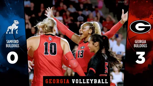 25VB Score - Georgia 3, Samford 0
