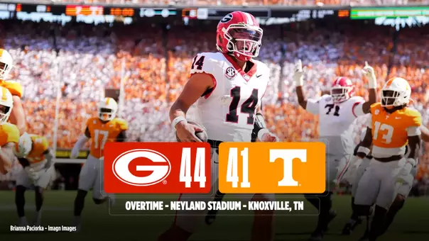 25FB Score - Georgia 44, Tennessee 41
