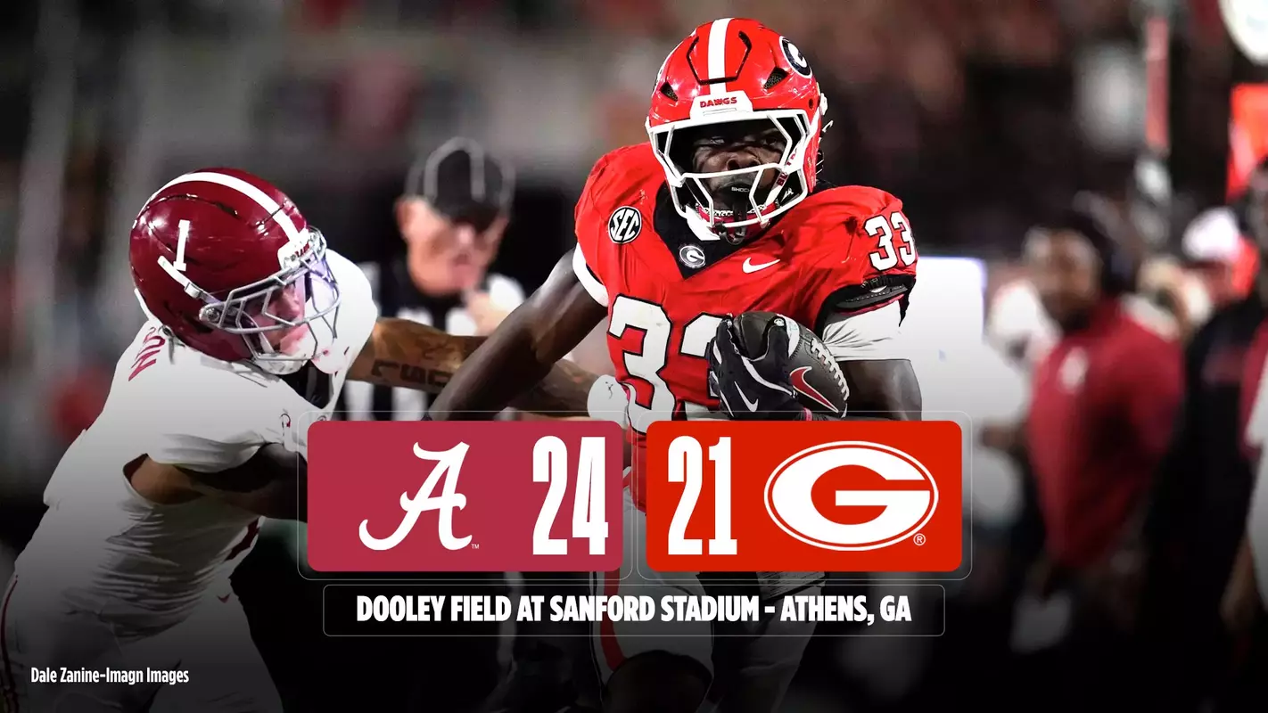 25FB Score - Georgia 21, Alabama 24