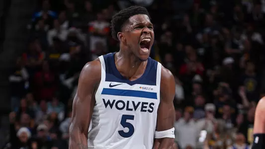 Anthony Edwards of the Minnesota Timberwolves (courtesy of Getty/NBAE)