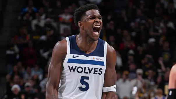 Anthony Edwards of the Minnesota Timberwolves (courtesy of Getty/NBAE)