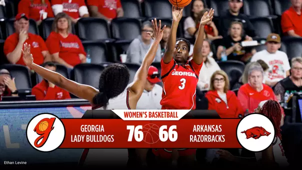 26WBB Score - Georgia 76, Arkansas 66