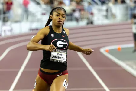 during the 2025 SEC Indoor Track and Field Championships at R.A. "Murray" Fasken '38 Indoor Stadium in College Station, Texas on Saturday, March 1, 2025. (Kirk Meche)