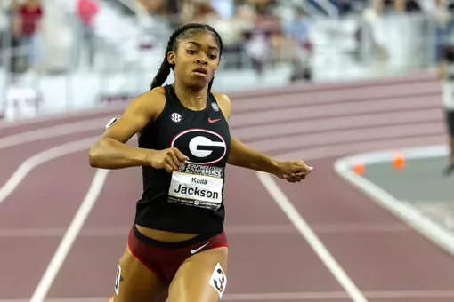 during the 2025 SEC Indoor Track and Field Championships at R.A. "Murray" Fasken '38 Indoor Stadium in College Station, Texas on Saturday, March 1, 2025. (Kirk Meche)