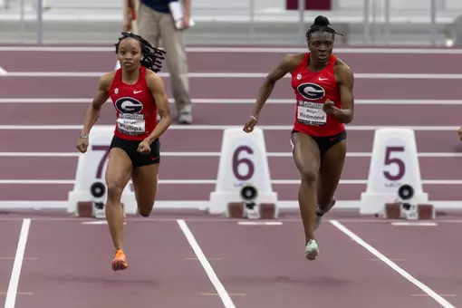 during the 2025 SEC Indoor Track and Field Championships at R.A. "Murray" Fasken '38 Indoor Stadium in College Station, Texas on Friday, February 28, 2025. (Kirk Meche)