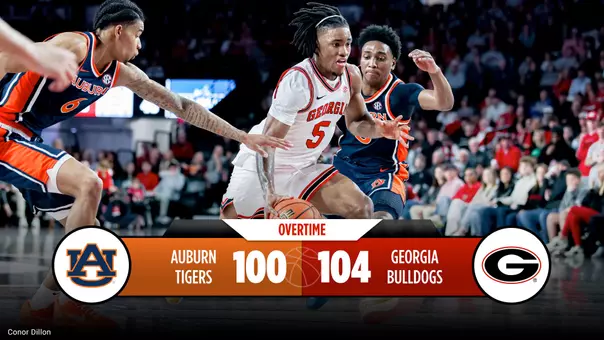 26MBB Score - Georgia 104, Auburn 100