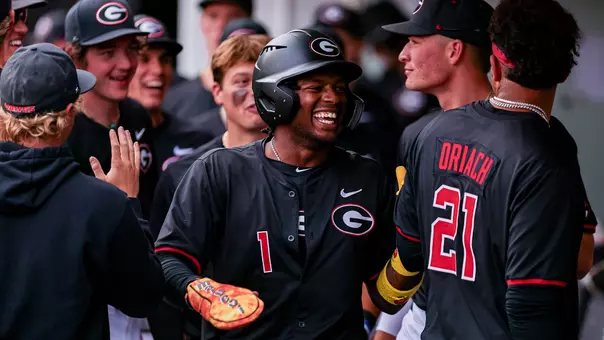 During Georgia’s fall scrimmage against West Georgia at Foley Field in Athens, Ga., on Sunday, Nov. 2, 2025. (Conor Dillon/UGAAA)