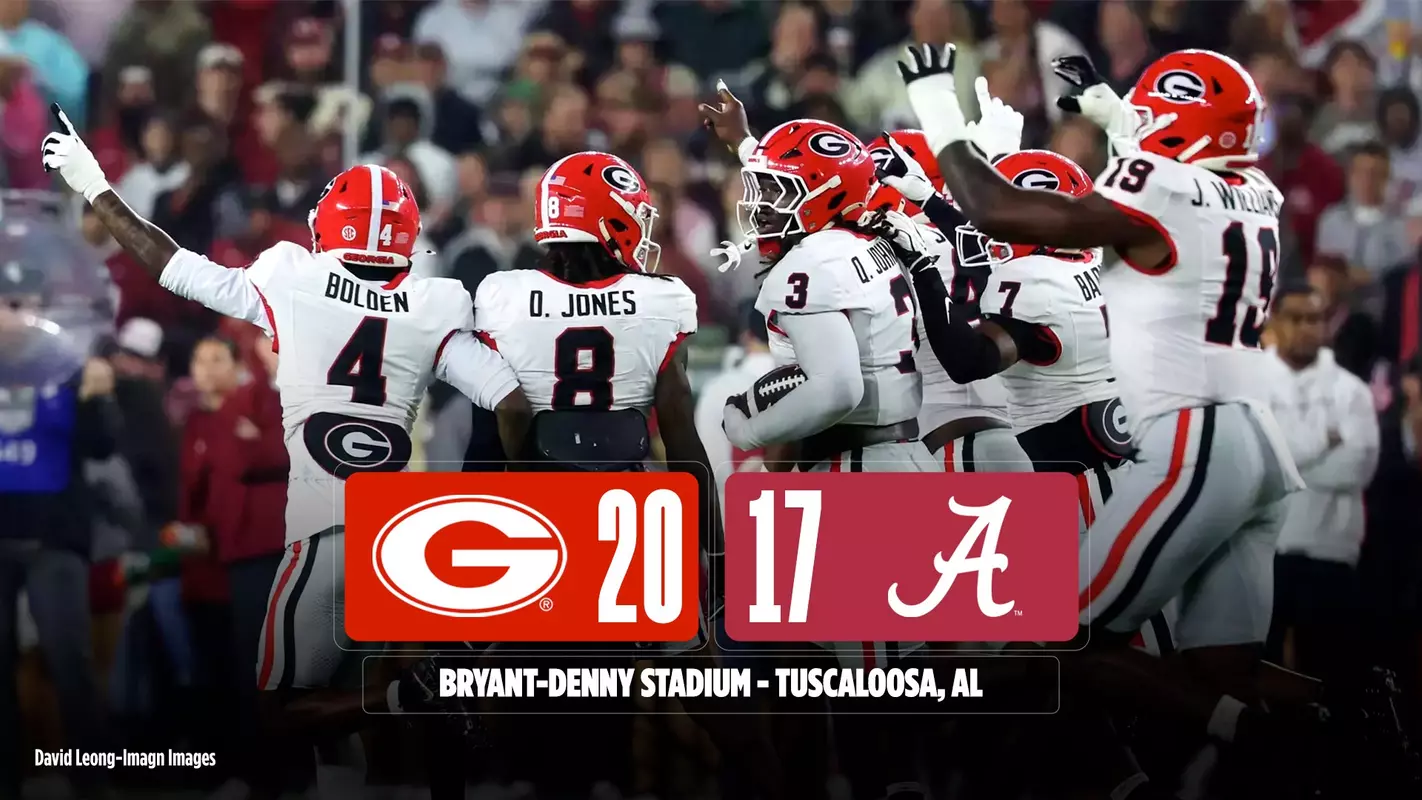 26FB Score - Georgia 20, Alabama 17
