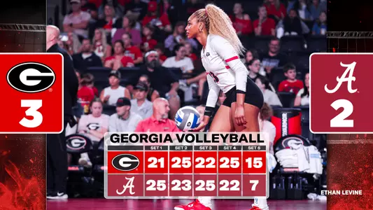 26VB Score - Georgia 3, Alabama 2