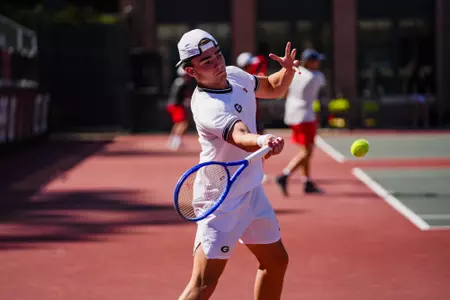 Georgia men's tennis freshman Eudald Gonzalez during a practice at the Dan Magill Tennis Complex on Monday, October 12, 2026.