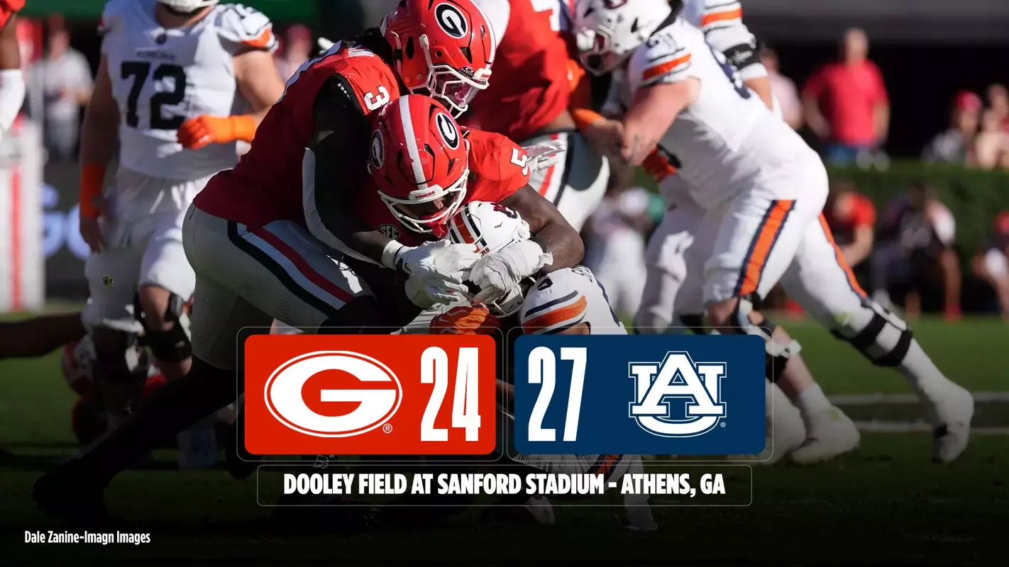 26FB Score - Georgia 24, Auburn 27