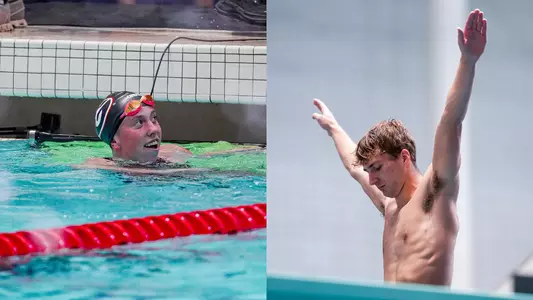 Georgia swimmer Kennedi Dobson and diver Matthew Bray received SEC honors on Oct. 27.